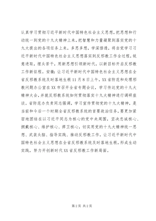 认真贯彻十九大学习计划.docx