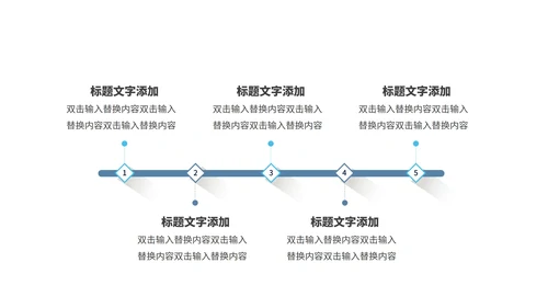 蓝色简约风通用述职报告PPT模板