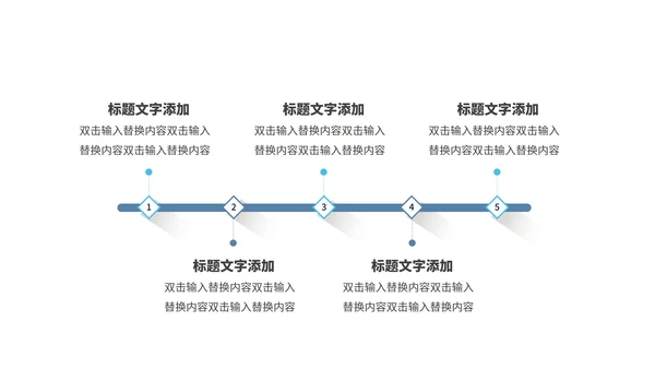 蓝色简约风通用述职报告PPT模板