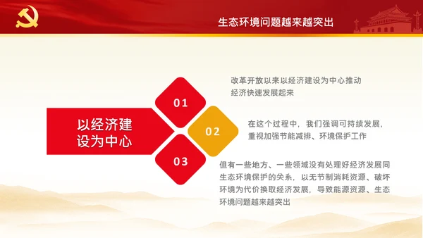绿水青山就是金山银山生态文明PPT党课党支部党委