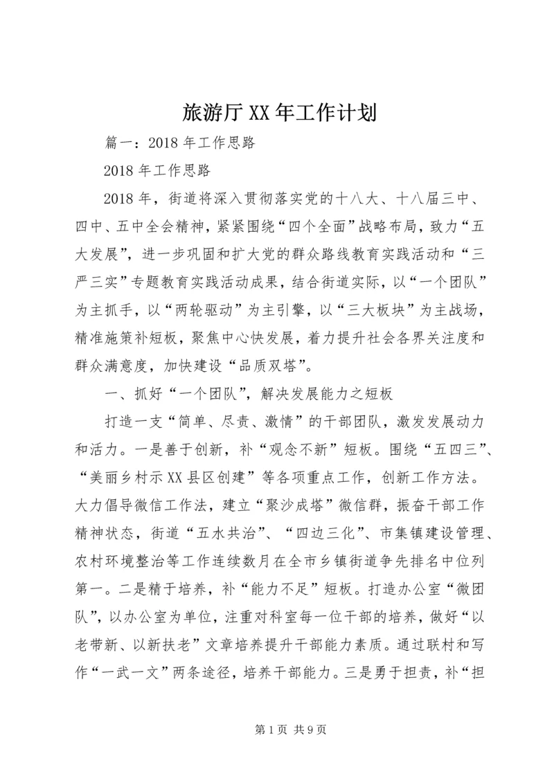 旅游厅XX年工作计划 (2).docx