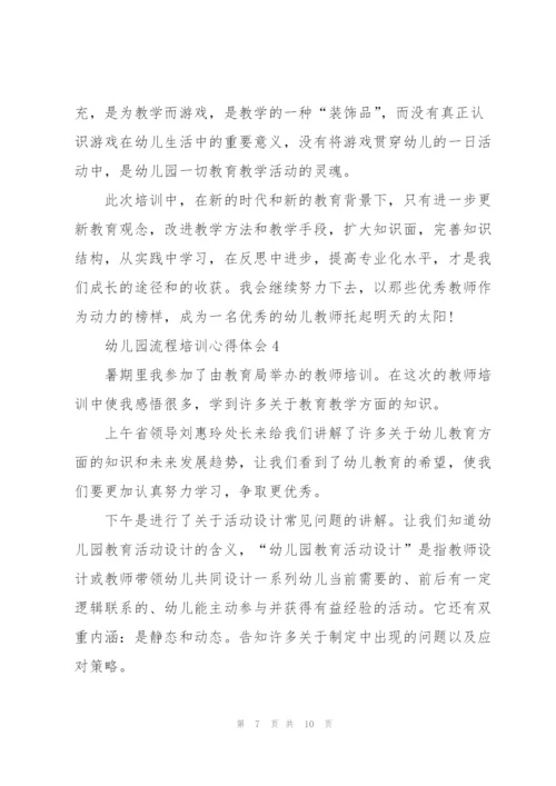 幼儿园流程培训心得体会.docx