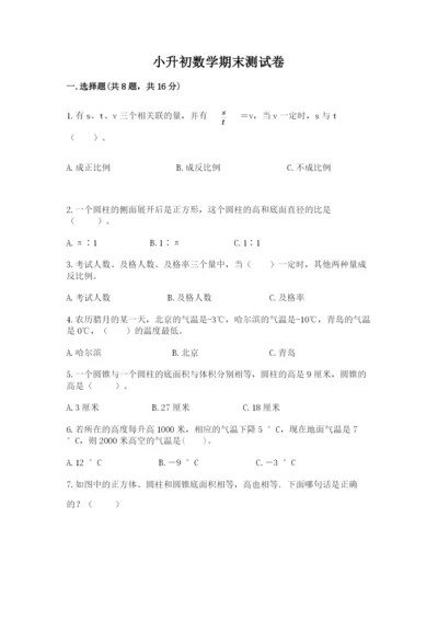 小升初数学期末测试卷汇总.docx