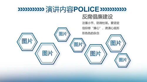 信念坚定对党忠诚公安警察动态PPT
