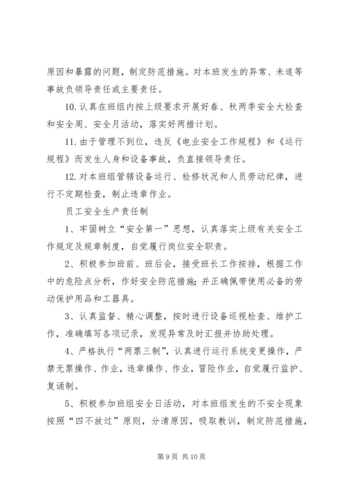 余热电站各级人员安全生产责任制.docx