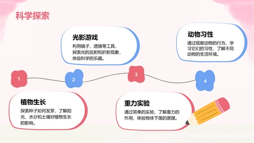 粉色卡通风小学教学课件PPT模板