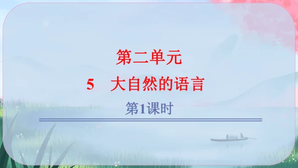 5《大自然的语言》课件
