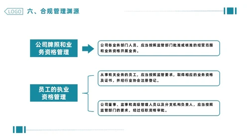 绿色简约商务企业合规管理PPT合规培训