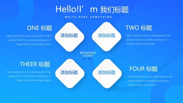 蓝色生物医学医疗动态PPT