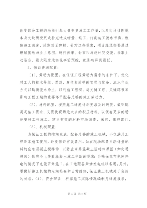 工程进度控制计划.docx