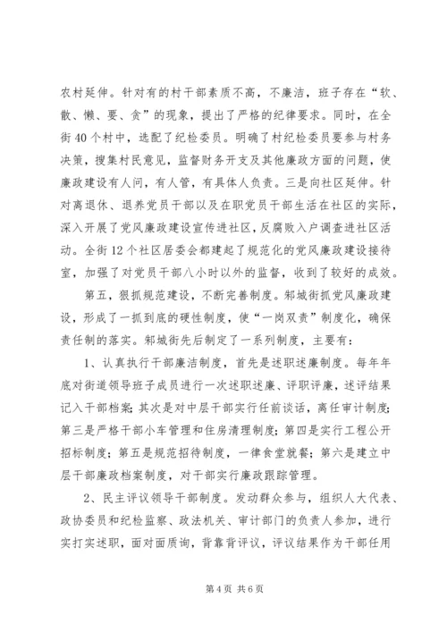 执行党风廉政建设责任制自查情况的报告.docx