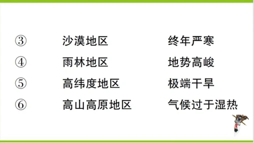 【掌控课堂-同步作业】人教版地理七(上)第五章 发展与合作 真实情境·活动探究——气候与人类活动的关