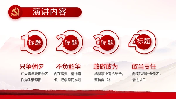 入团誓词入团仪式入团宣誓动态PPT
