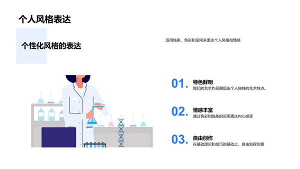 美术教学实践技巧PPT模板