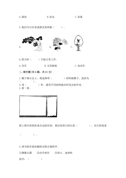 教科版科学二年级上册《期末测试卷》含答案下载.docx