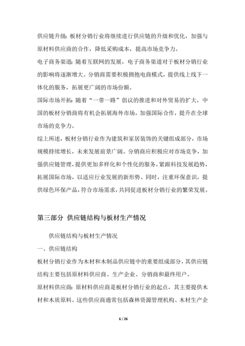 板材分销行业投资与前景预测.docx