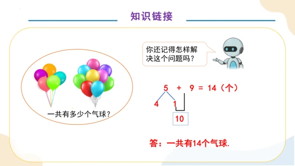 第二单元第1课时 十几减9（教学课件）一年级下册数学同步备课资料(共33张PPT)