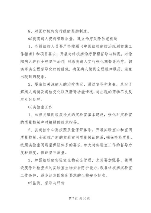 旗县区结核病防治实施计划.docx