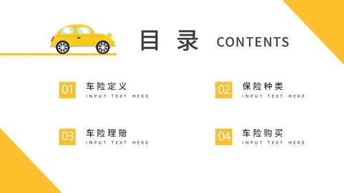 汽车4S店售后保险知识培训通用PPT模板