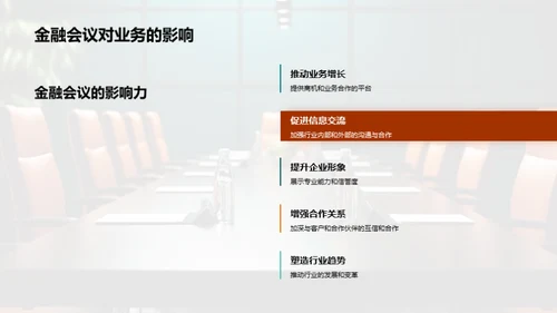 商务礼仪助力金融会议