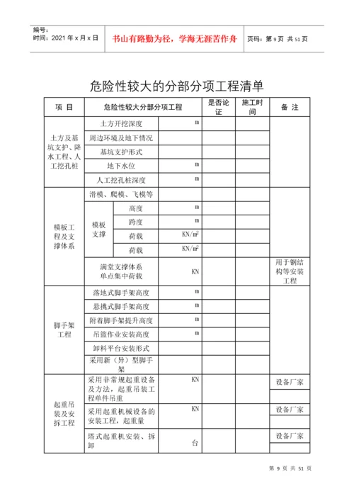 建设工程施工许可安全条件审查书.docx