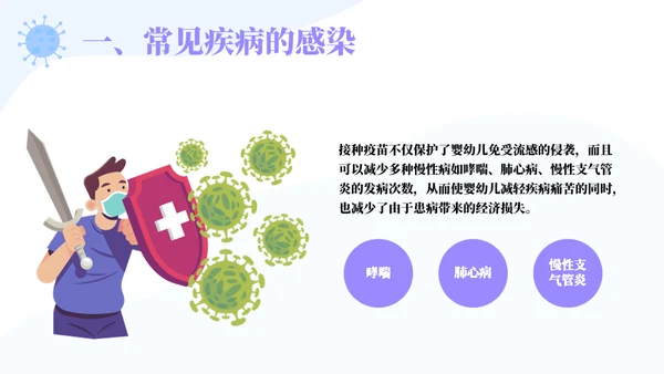 儿童婴幼儿接种疫苗知识普及通用PPT模板