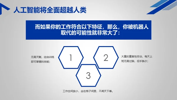 人工智能时代机器人通用PPT模板