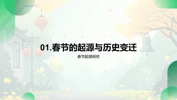 春节文化教学策略PPT模板