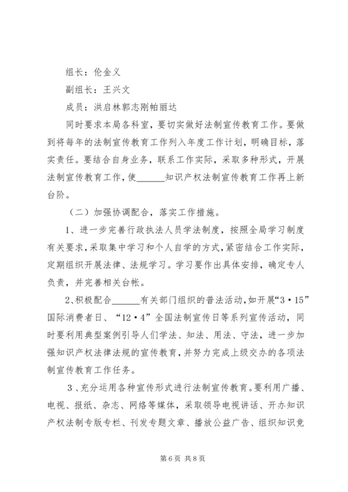 知识产权局五五普法五年规划 (3).docx