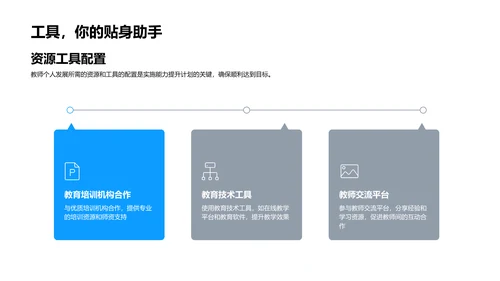 教师技能月报告PPT模板