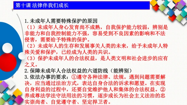 七下道德与法治考前强化文言文和名言警句以及重点问题课件(共24张PPT)