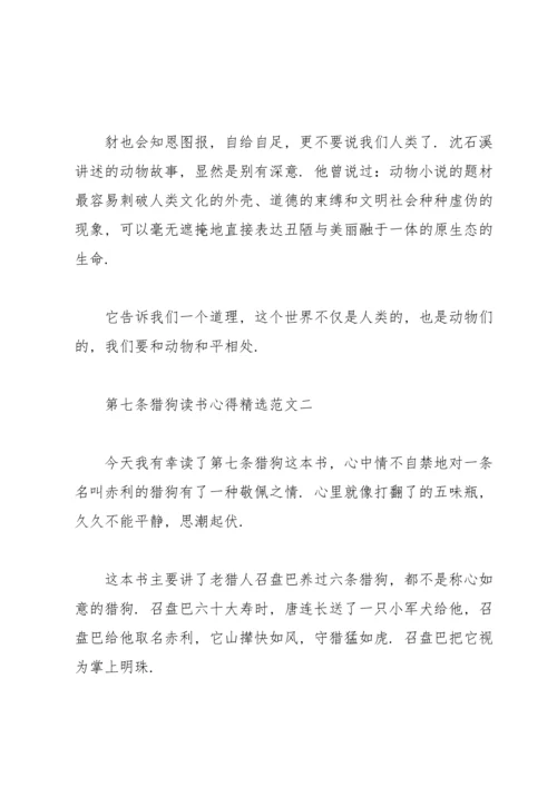 读《第七条猎狗》有感范文.docx