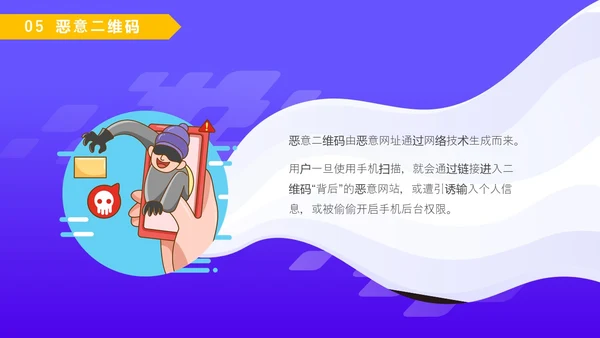 紫色卡通风格中学生网络信息安全教育班会主题PPT国家网络安全宣传周网络安全宣传周