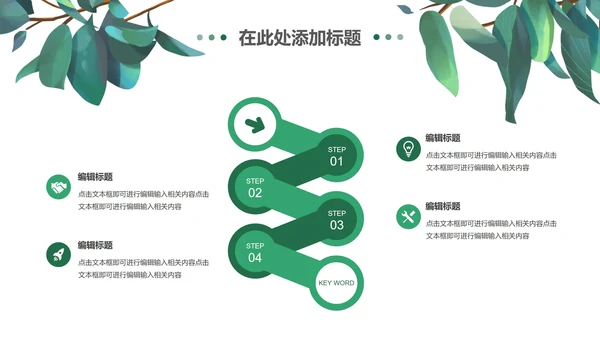 小清新教学课件PPT模板