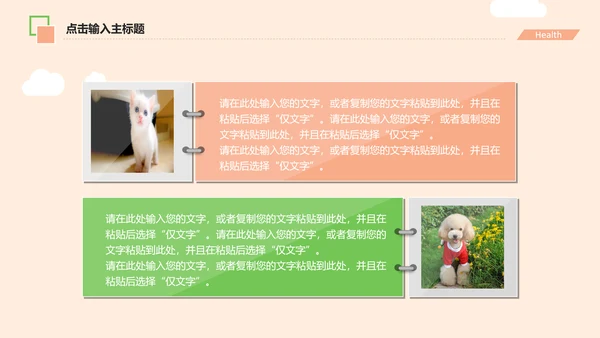宠物医院述职报告动态PPT模板