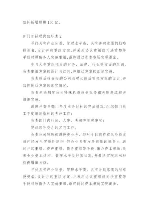 部门总经理岗位职责.docx