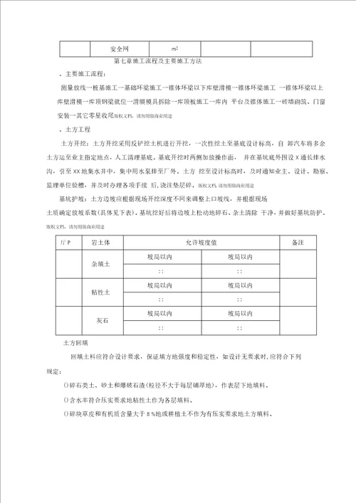 水泥厂生料均化库施工组织技术方案技术方案文本