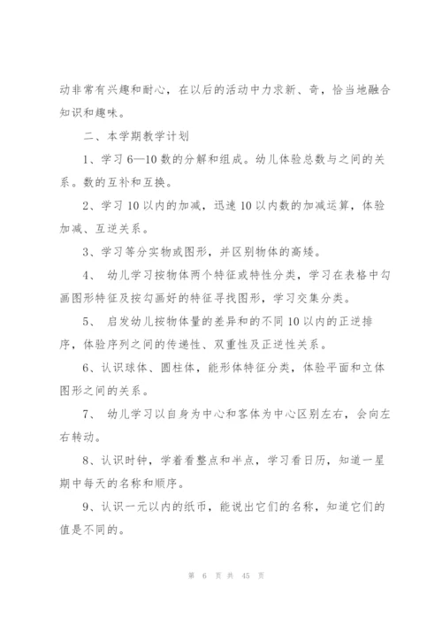 幼儿大班下学期教学计划集合11篇.docx