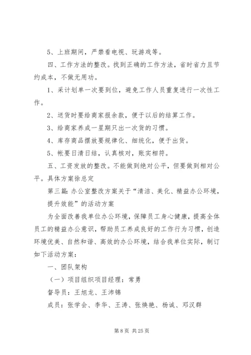 院长办公室整改方案.docx