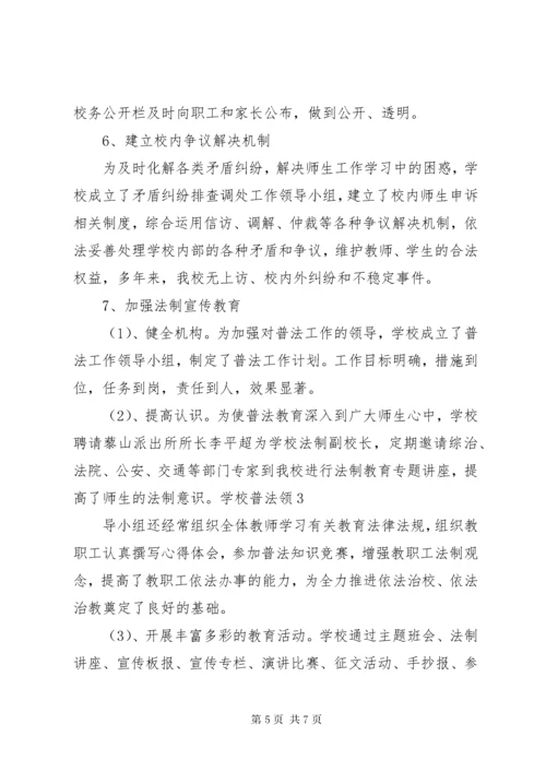 7依法治校示范校汇报材料.docx