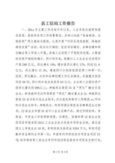 县工信局工作报告.docx