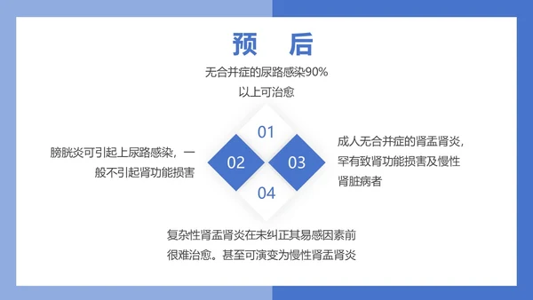 医疗风医疗泌尿系感染PPT模板