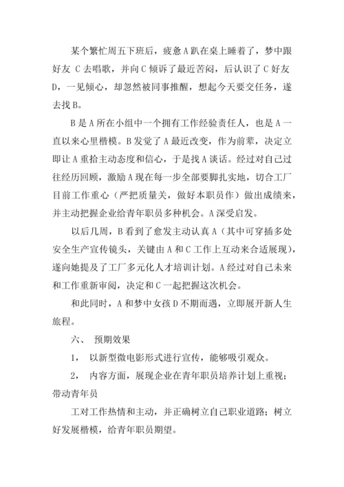 微电影优质项目专项策划书.docx