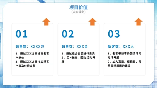 蓝色实景商务娱乐项目计划书PPT模板