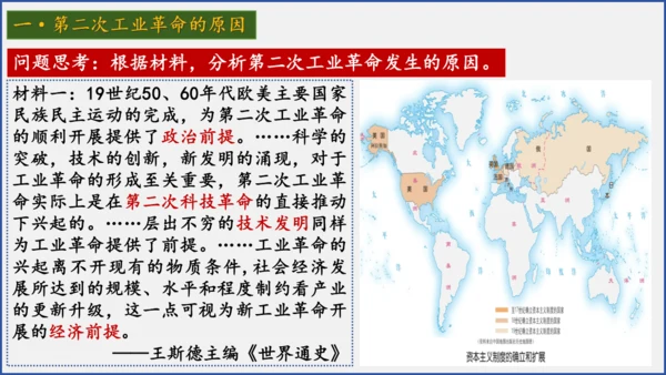 第5课 第二次工业革命  课件  2023--2024学年部编版九年级历史下学期