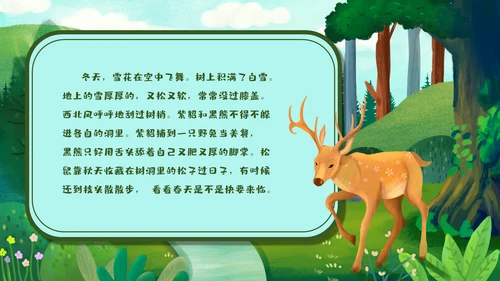 《美丽的小兴安岭》通用PPT课件模板