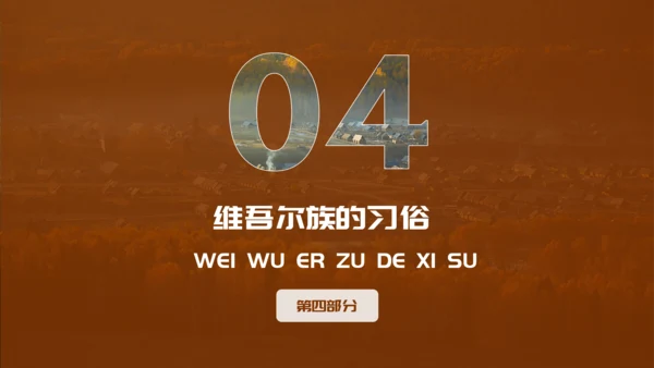 少数民族民俗文化之维吾尔族知识PPT模板