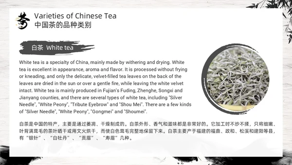 黑色古风水墨茶文化PPT模板