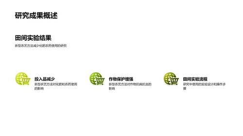 科技促农业可持续PPT模板