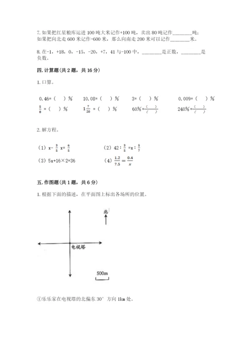 冀教版六年级下册期末真题卷及完整答案【名师系列】.docx